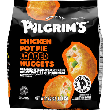 Pilgrims Chicken Pot Pie Loaded Nuggets | Fully Cooked | 10 G Protein | Frozen |1.20 LB