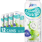 Sparkling Soursop Juice (Guanabana), 16.9 oz (Pack of 12) JANS | Soda Drink |100% Pure Soursop Graviola | NOT From Concentrate, 