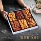 Easter Dried Fruit & Nuts Gift-Basket Arrangement Platter, Gourmet Food Snack Box, For Easter Day, Healthy Kosher, Her Him, 12 Snackberry Assortment (Single)