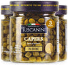 Tuscanini Italian Capers in Brine, 4.59 oz (3 Pack) | Product of Italy | Pickled Capers for Cooking