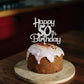 Sotpot Happy 50Th Birthday Cake Topper Silver Glitter 50Th Cake Toppers 50 Birthday Cake Decorations Cheers To 50 Fabulous Party