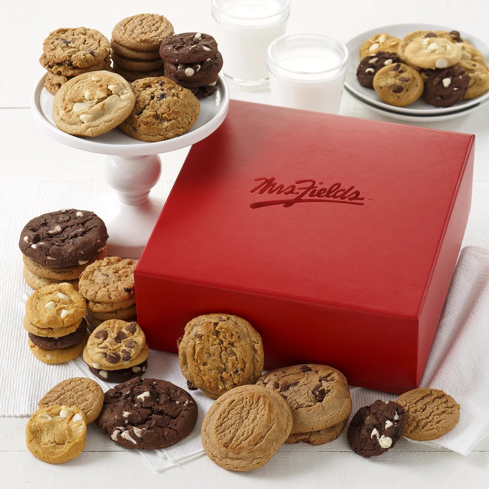 Mrs. Fields Cookie Combo Small - Assorted 10 Original Cookies & 42 Nibblers in 5 Classic Flavors