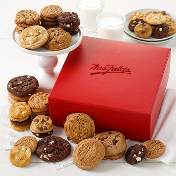 Mrs. Fields Cookie Combo Small - Assorted 10 Original Cookies & 42 Nibblers in 5 Classic Flavors