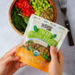 BeanVIVO 3-Pack Salad Protein Booster - Organic Lentils & Quinoa with Garlic & Herbs, 10g Protein, 5oz Pouches