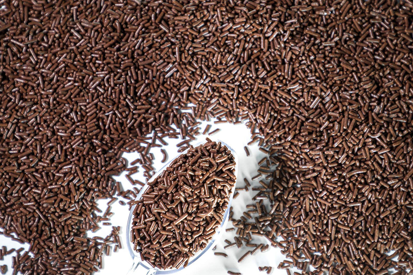 100% Natural Chocolate Sprinkles. Gluten Free. Dairy Free. Egg Free. Soy Free. Nuts Free. Vegan. Hkc. Lactose Free. Bulk- 1.5 Lb