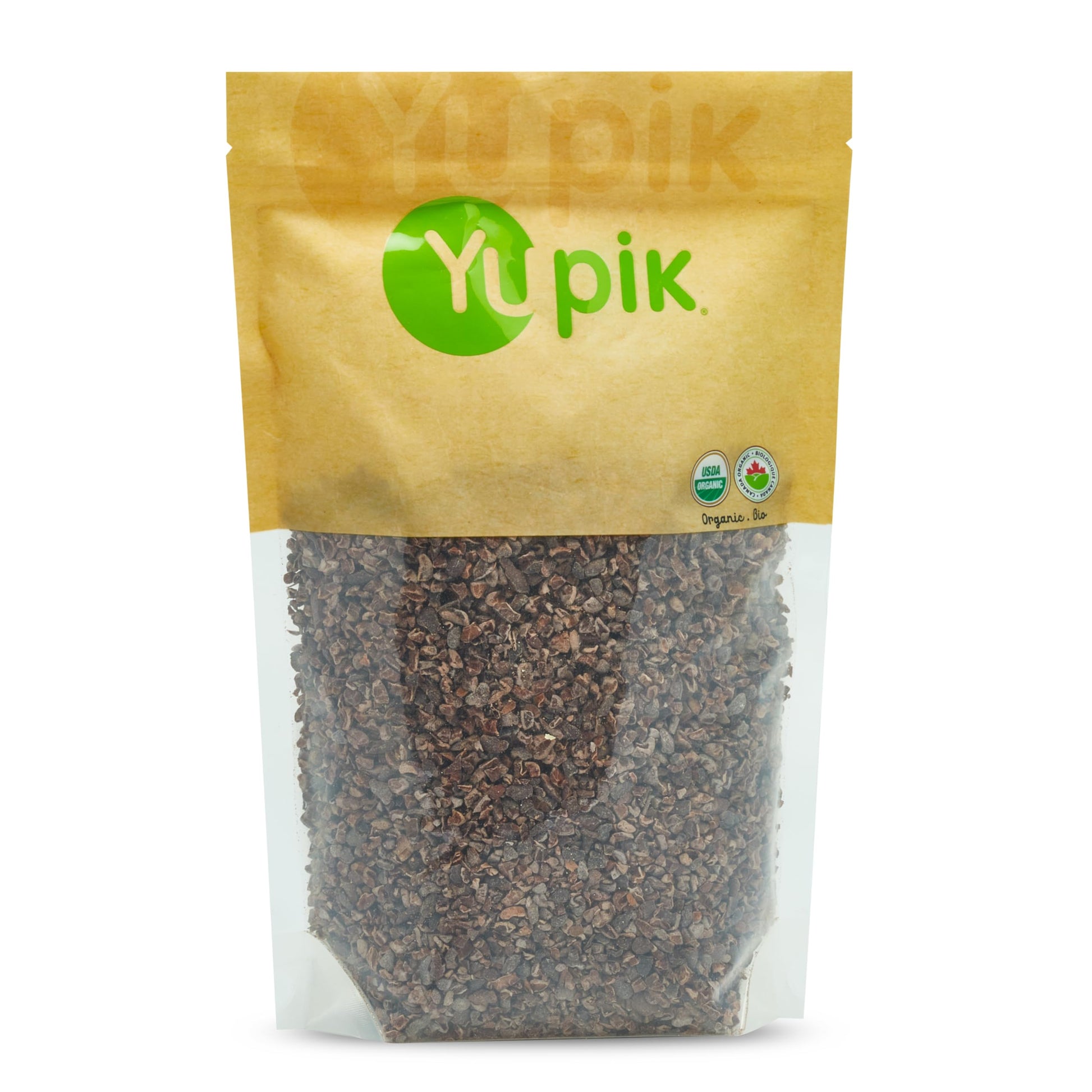 Yupik Organic Raw Cacao Nibs, 2.2 lb (35.2 oz), Gluten-Free, Kosher, GMO-Free, Vegan, No Sugar Added, No Additives, Made from Ra