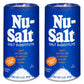 NU Salt Sodium-Free Salt Substitute (2 Pack) Contains Potassium Chloride, Table Salt Alternative, Vegan, Good for Chips, Pretzel