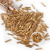 Cobakey Bright Gold Sprinkles For Cake Decorations 100G/ 3.52Oz Rods Metallic Pearl Sugar Sprinkles For Cupcake Toppers Wedding