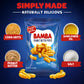 Gratify Bamba Peanut Butter Snacks for Families - All Natural Peanut Butter Corn Puffs Snacks ( 24 pack 0.7oz bags) - Made with