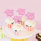 Ercadio 24Pcs Nurse Cupcake Toppers Happy Nurse Day Nursing School Graduation Cupcake Picks Thank You For Medical Nurse Themed B