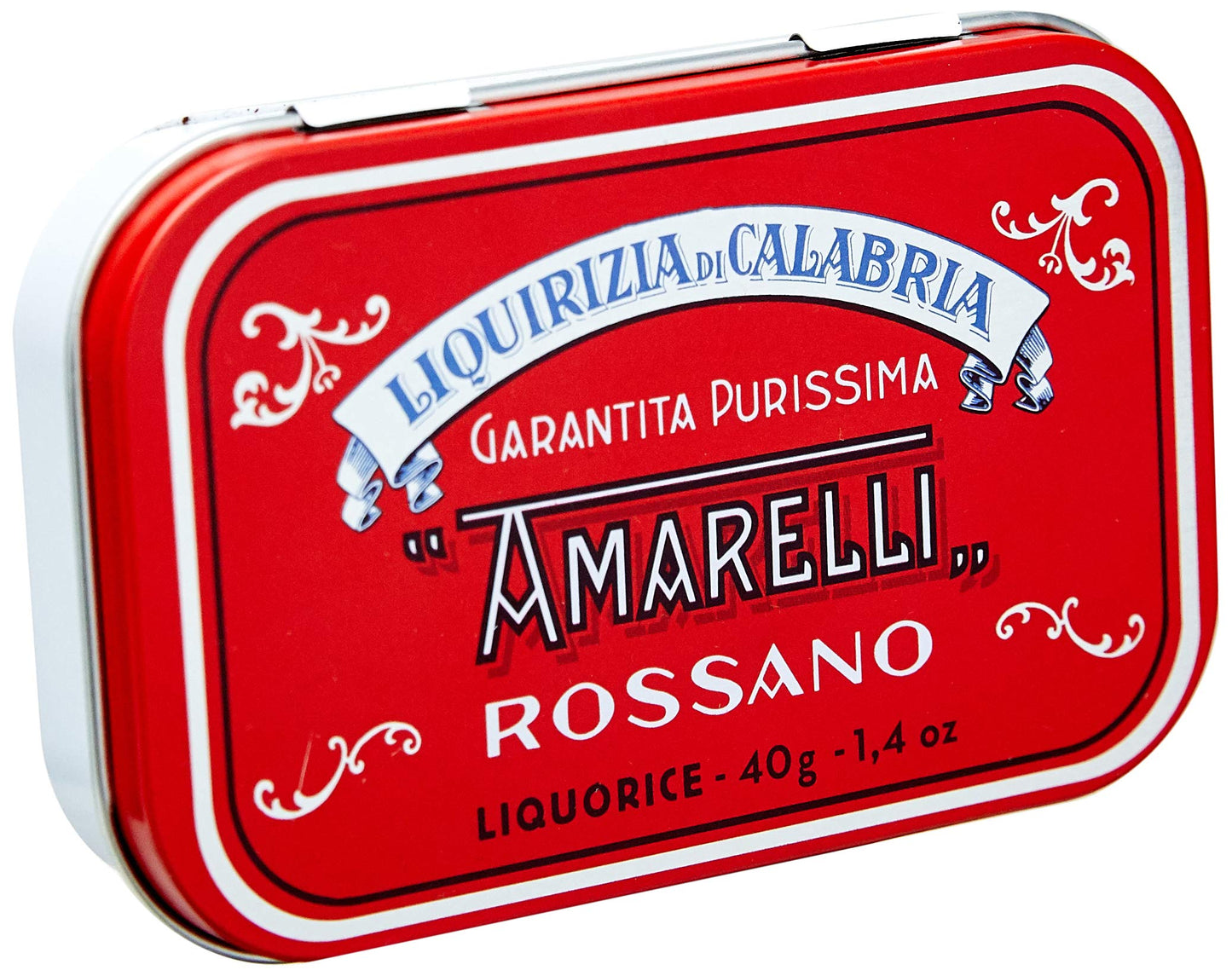 Amarelli, Rossa Liquorice Tin, 1.4 Ounce