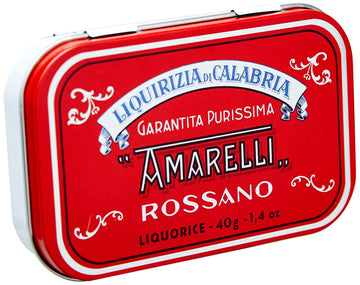 Amarelli, Rossa Liquorice Tin, 1.4 Ounce
