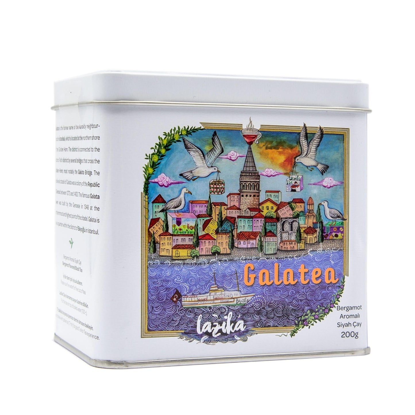 Lazika Earl Grey Tea  7.05 Oz Loose Leaf Tea  English Breakfast Tea  Tea Gift Set For Tea Lovers