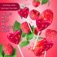 ZOFIA SWEET Valentines Day Red Heart Lollipops, 32 Count, Gluten Free, Raspberry Flavor, Individually Wrapped