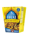 A Taste of Thai Yellow Curry Noodles - 4.5oz Pack of 6 Heat & Eat Instant Noodles Flavored with Classic Thai Sauce | Gluten-Free