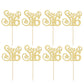 Gyufise Cupcake Toppers 24 Pack Glitter Happy 16th Birthday Decorations Gold Model ZN0475-4-G