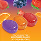Assorted Fruit Drops Hard Candy - 2 Pound Bulk Pack (About 180 Count) - Orange, Strawberry, Grape, Cherry