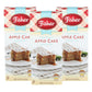Fisher Northwest Apple Cake Mix, 16.5 Oz (Pack Of 3)