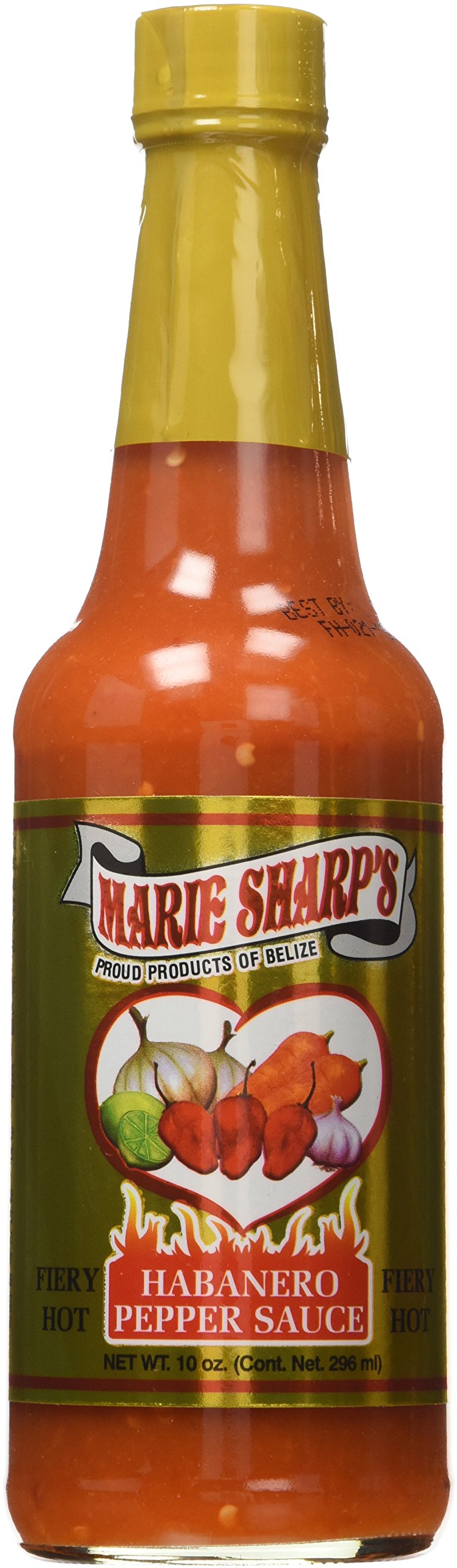 Marie Sharp's Fiery Hot Sauce, 10 Ounce (Pack of 2)