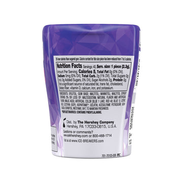 Ice Breakers Ice Cubes Sugar Free Gum With Xylitol, Arctic Grape, 40 Piece