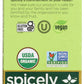Spicely Organic Seasoning, Garlic Bread Salt Free, 0.4 Ounce