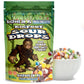 Bigfoot Sour Drops, Freeze Dried Candy, 4 Oz, Assorted Strawberry, Orange, Lemon, Grape, Lime Flavors, Bag Pouch, Ideal Gift Snack