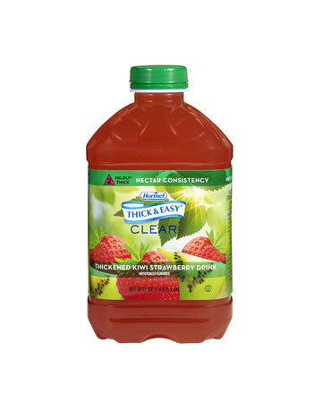 Thick & Easy Clear Thickened Kiwi-Strawberry Drink, Nectar Consistency, 46 Ounce