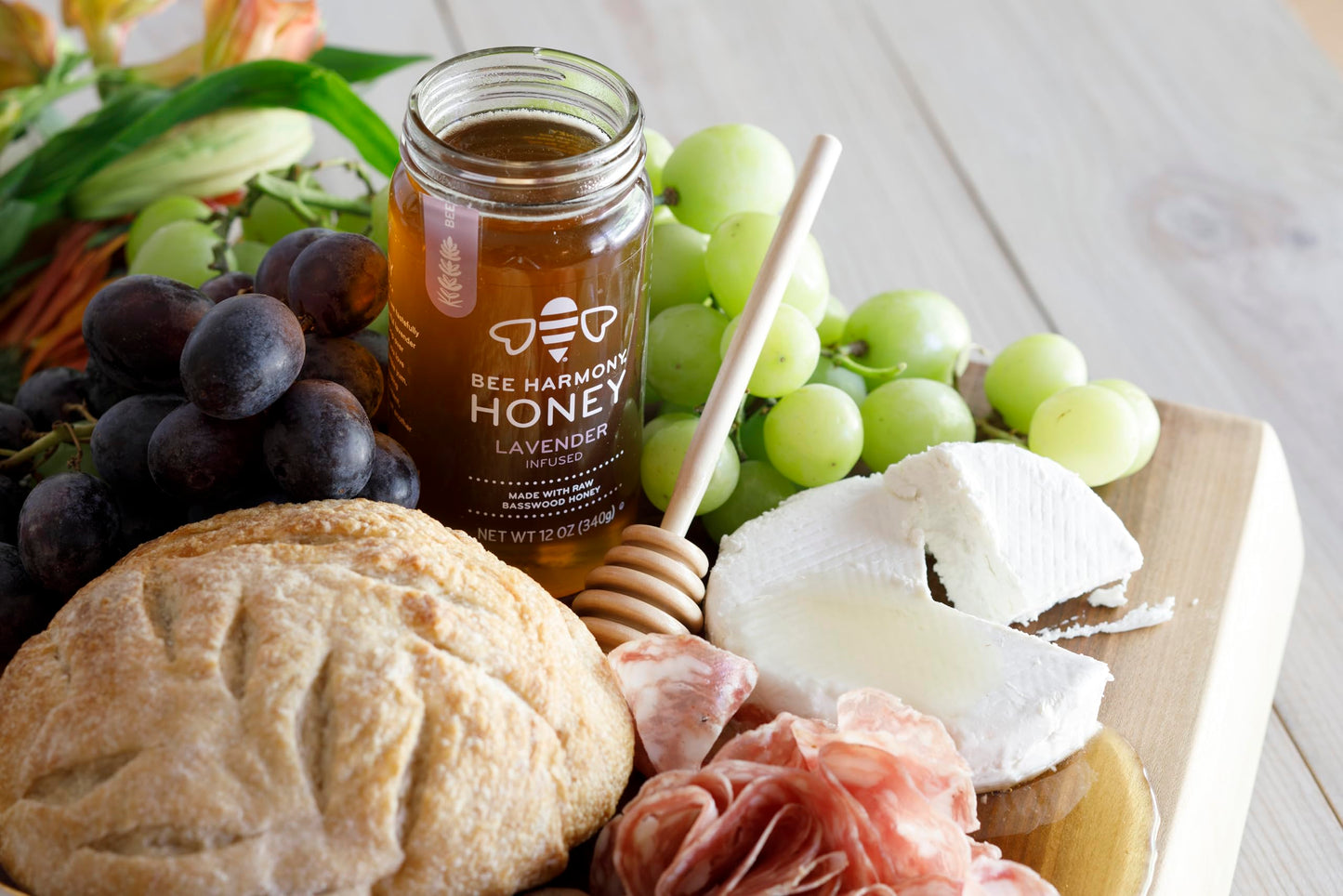 Bee Harmony Lavender Infused Honey, 12 OZ Each, Pack of 2