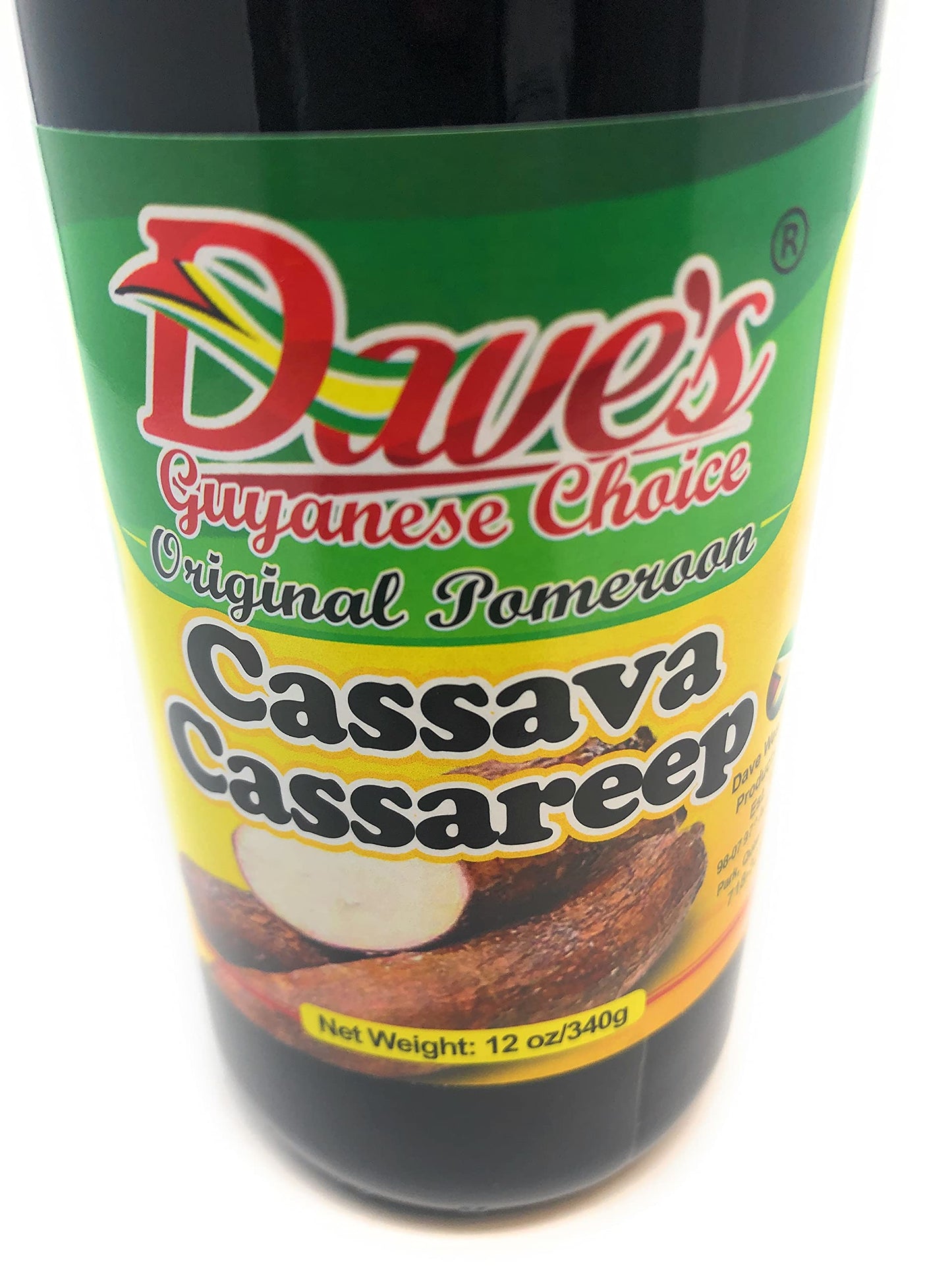 Dave's Cassava Cassareep Sauce 12oz/340g