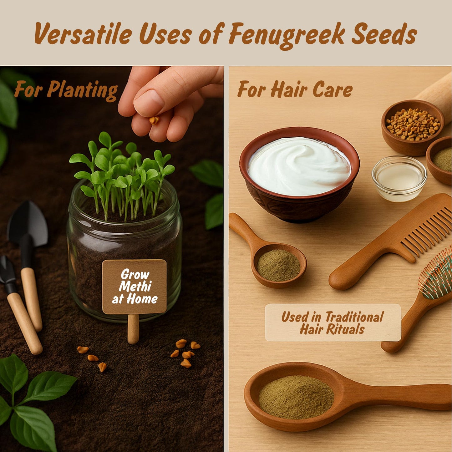 Spice Profile USDA Organic Fenugreek Seeds  Lab Tested for Heavy Metals  Resealable 4oz Pouch  Methi  Semillas de Fenogreco
