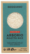 SEGGIANO Organic Arborio Rice, 17.6 OZ