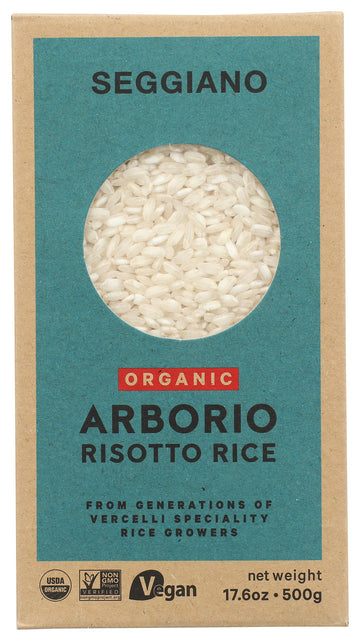 SEGGIANO Organic Arborio Rice, 17.6 OZ