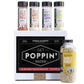 Urban Accents GET POPPIN', Gourmet Popcorn Seasoning Gift Set (Set of 5) - Delicious Non-GMO Popcorn Kernels and 4 Gourmet Popco