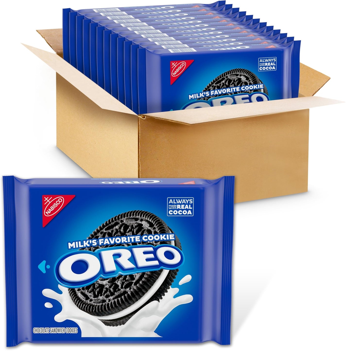 OREO Chocolate Sandwich Cookies, 12 - 13.29 oz Packs