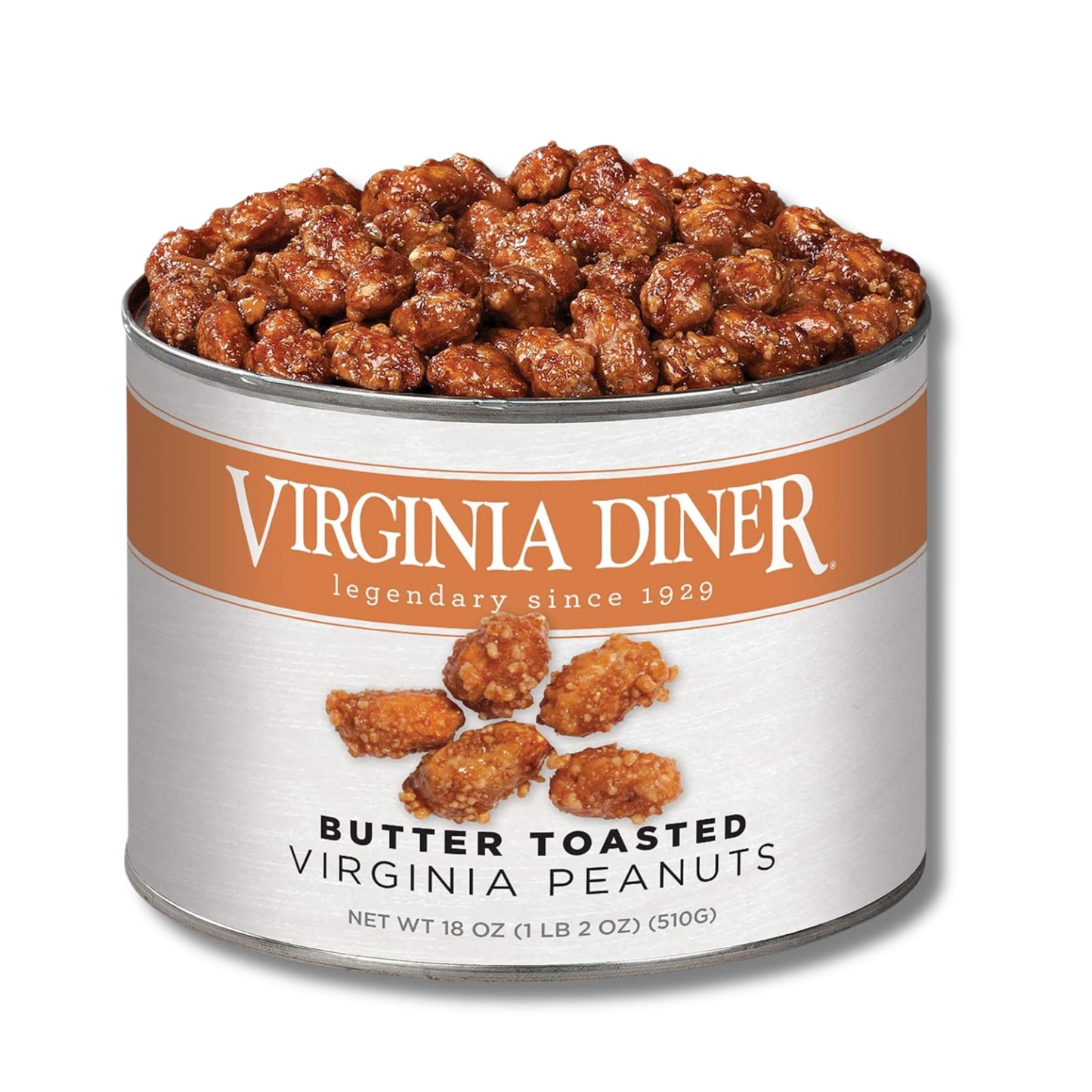 LYZAS SWEETS &   Butter Toasted Candied Peanuts Gift Pack of 2, 18oz Resealable Cans