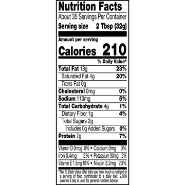 SKIPPY Creamy Peanut Butter Spread, No Sugar Added, 7g Protein, 40 Oz Jar