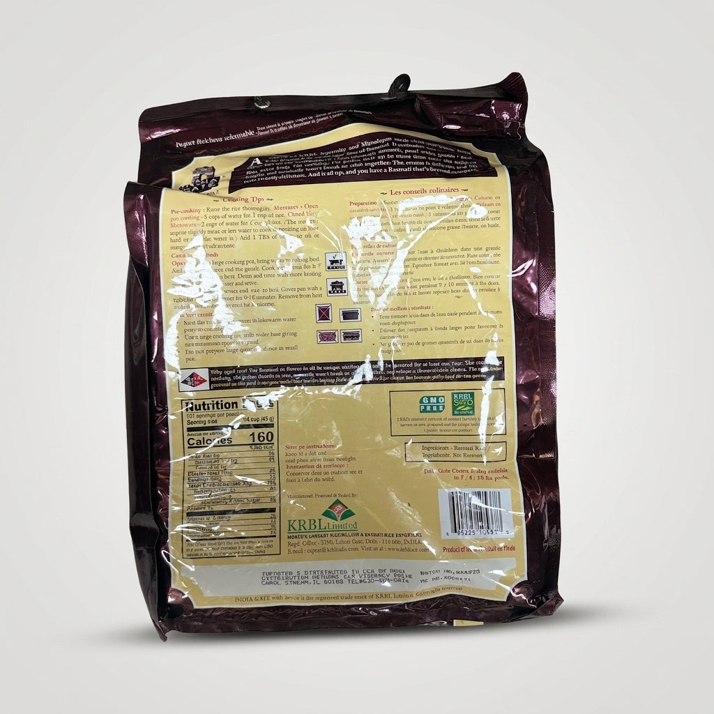 India Gate Basmati Rice Classic 10 lbs - Premium Aged Long Grain
