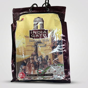 India Gate Basmati Rice Classic 10 lbs - Premium Aged Long Grain