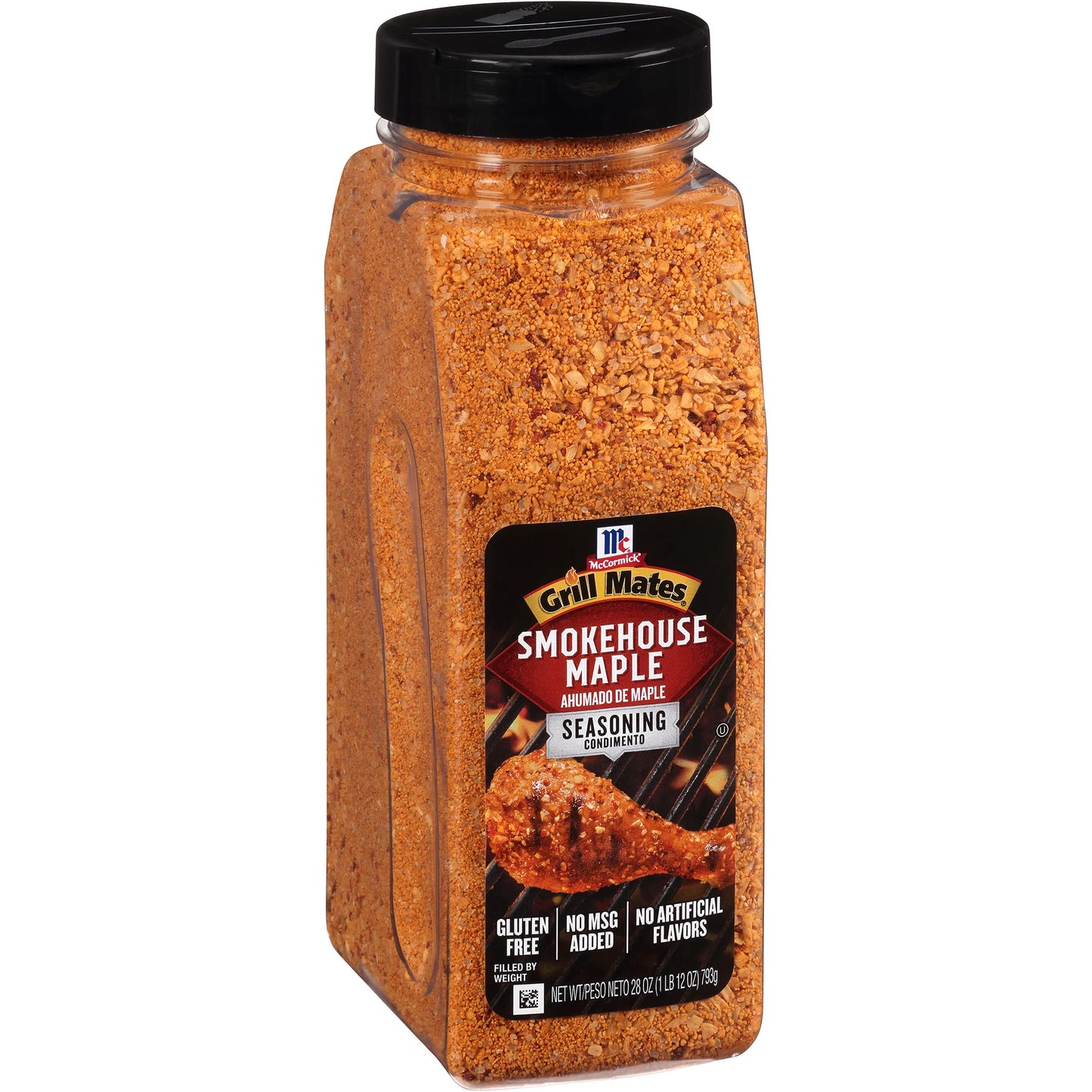 McCormick Grill Mates Smokehouse Maple Seasoning, 28 oz, Pack of 6, Ideal for Pork, Chicken, Burgers