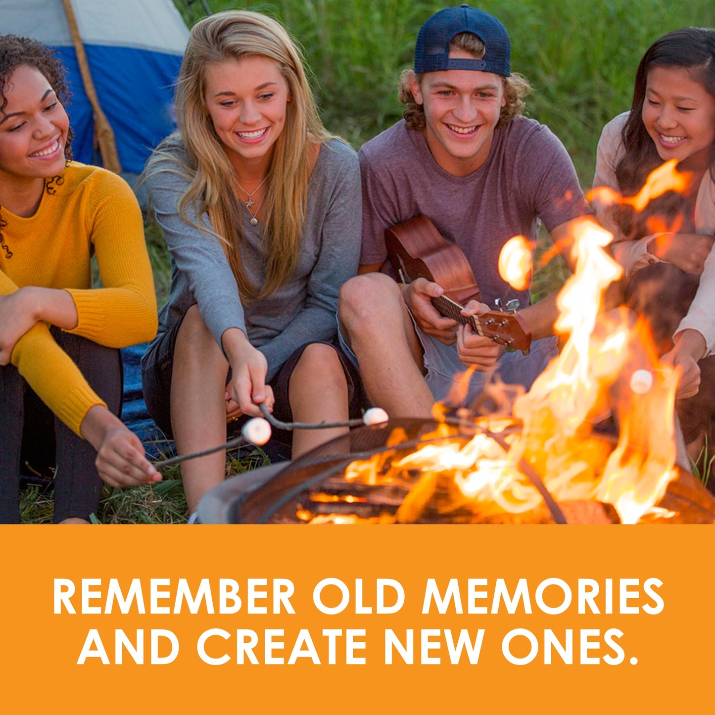 Ready To Eat Fyre Peanut Butter S'Mores With Pre-Burnt Toasted Marshmallow - 2 6-Packs - 12 Smores