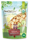 Food to Live Organic Macadamia Nut Halves & Pieces, 2 Pounds - Non-GMO, Raw, Shelled, Unsalted, Kosher, Vegan, Bulk. Keto Snack.