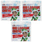 Big League Chew Peppermint Bubble Gum 3-Pack - 2.12oz Packets - Baseball Treats and Party Favors