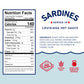 Beach Cliff Sardines in Louisiana Hot Sauce, 3.75 oz Can, Pack of 12, Gluten Free, Keto Friendly, 11g Protein per Serving