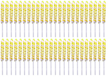 Unicorn Pops 48 Count - Individually Wrapped Unicorn Lollipops - Great For Party Favors, Candy Buffets, Kosher Candy (Lemon (Yel