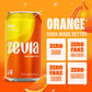 Zevia Zero Sugar Soda, Orange, 12 oz Cans (24-Pack) - Naturally Sweetened, Non-GMO Project Verified, Gluten-Free, Vegan