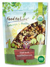 Food to Live - Organic Raw Munchies Snack Mix, 1 Pound - Raw and Non-GMO Snack Mix Contains Cacao Nibs, Raisins, Almonds, Cashew