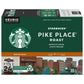Starbucks® K-Cup® Coffee Pods, Pike Place Roast, 24 Count, Coffee Flavor, Model 00762111282019