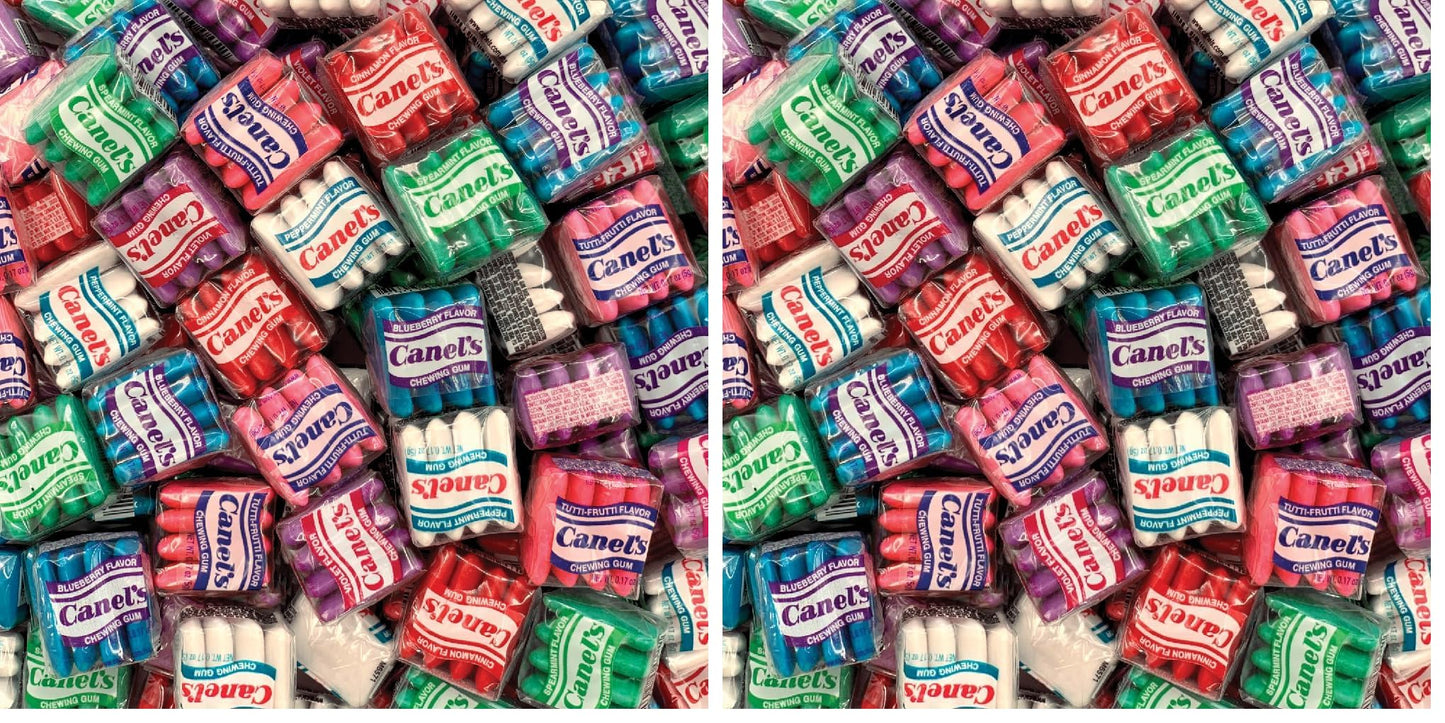 Canels Original Chewing Gum - 2 Pound Bulk Pack (About 180 Count) - Assorted Flavors (Pack of 2)