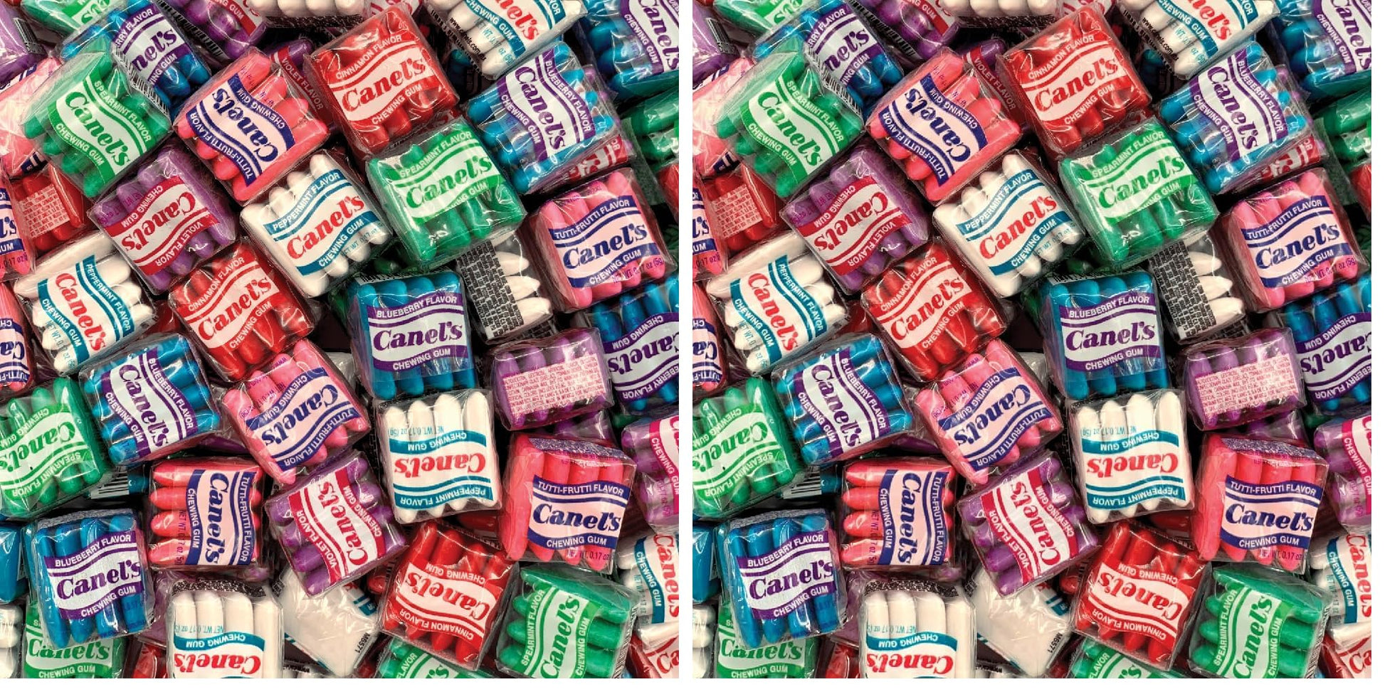 Canels Original Chewing Gum - 2 Pound Bulk Pack (About 180 Count) - Assorted Flavors (Pack of 2)