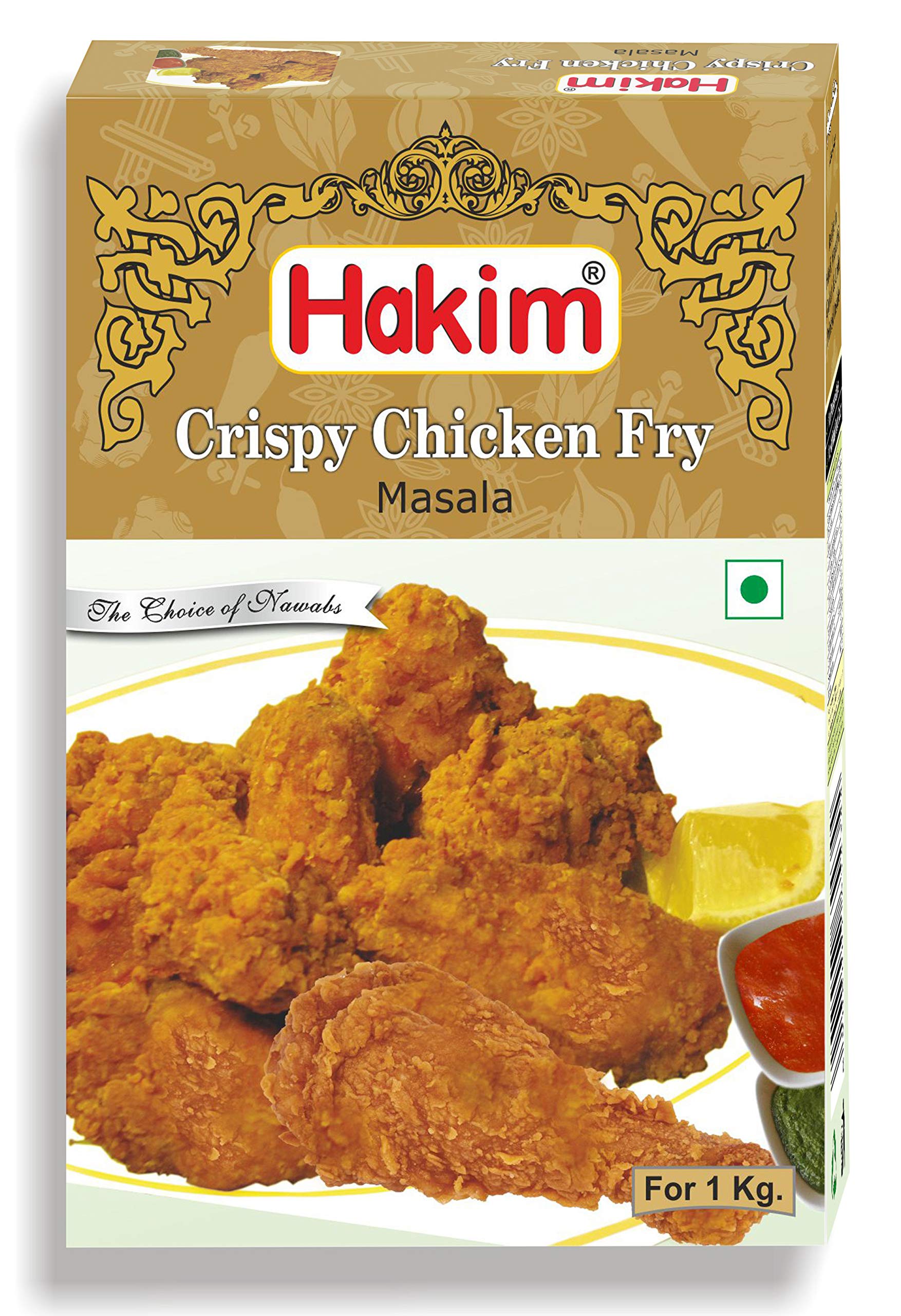 Hakim IndiaS 1St Authentic Mughlai CRP. Chicken Fry Masala - Pack of 12-50 Grams Each